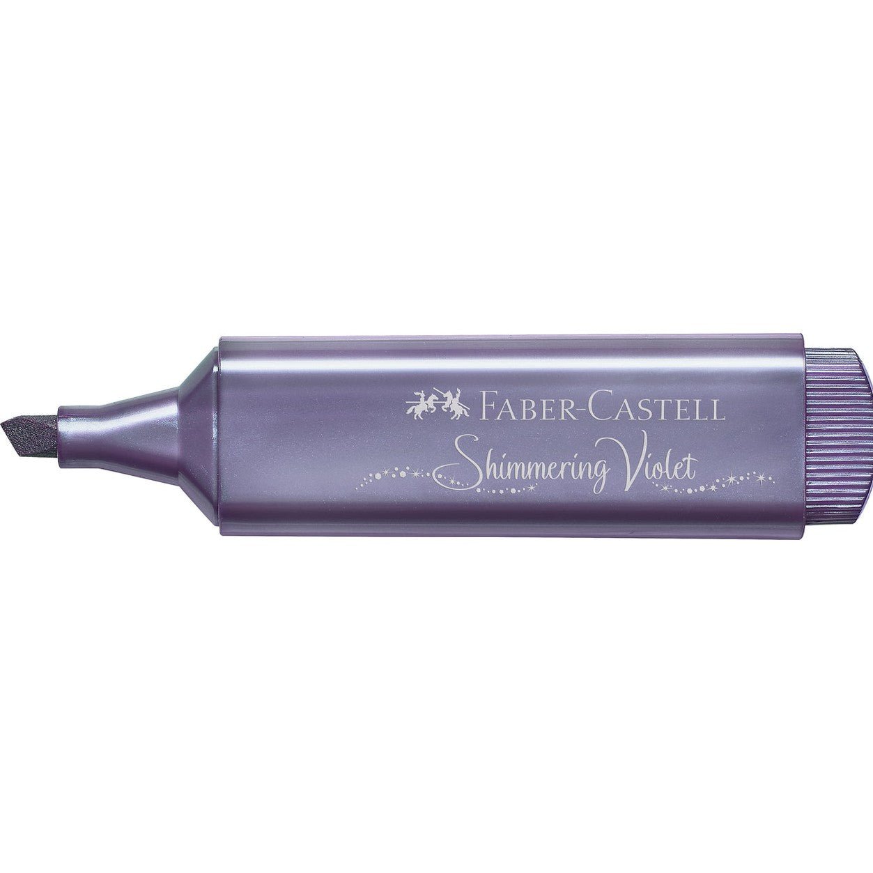 Sublinhador Faber-Castell Textliner Metálico Violeta - Papelaria Encantada