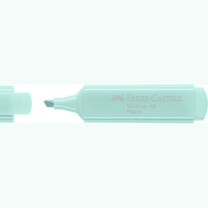 Sublinhador Faber-Castell Textliner Pastel Azul tropical - Papelaria Encantada