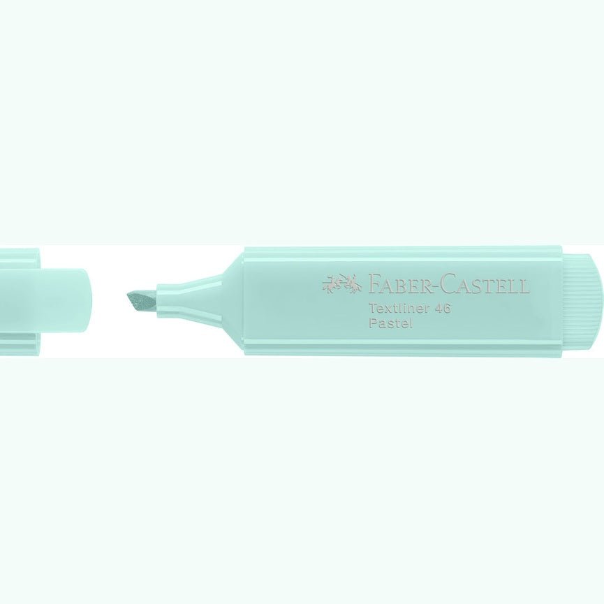 Sublinhador Faber-Castell Textliner Pastel Azul tropical - Papelaria Encantada