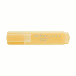 Sublinhador Faber-Castell Textliner Pastel Baunilha - Papelaria Encantada