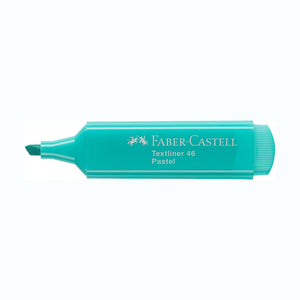 Sublinhador Faber-Castell Textliner Pastel Turquesa - Papelaria Encantada