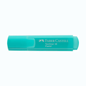 Sublinhador Faber-Castell Textliner Pastel Turquesa - Papelaria Encantada