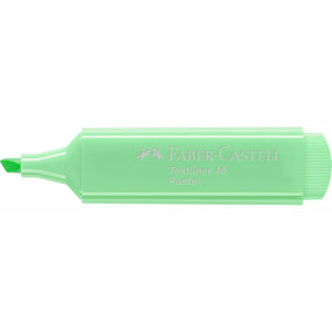 Sublinhador Faber-Castell Textliner Pastel Verde - Papelaria Encantada