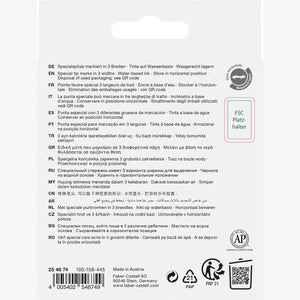 Sublinhadores Faber-Castell Textliner Cores metálicas - Papelaria Encantada