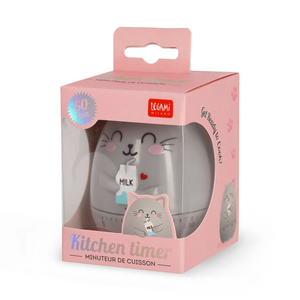 Temporizador de cozinha gato Legami - Papelaria Encantada