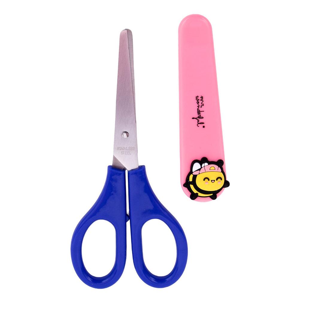 Tesoura Escolar - Abelha - Mr. Wonderful - Papelaria Encantada