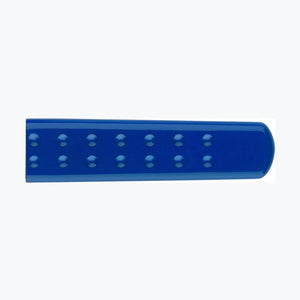 Tesoura Faber-Castell Grip com proteção L+R Azul - Papelaria Encantada
