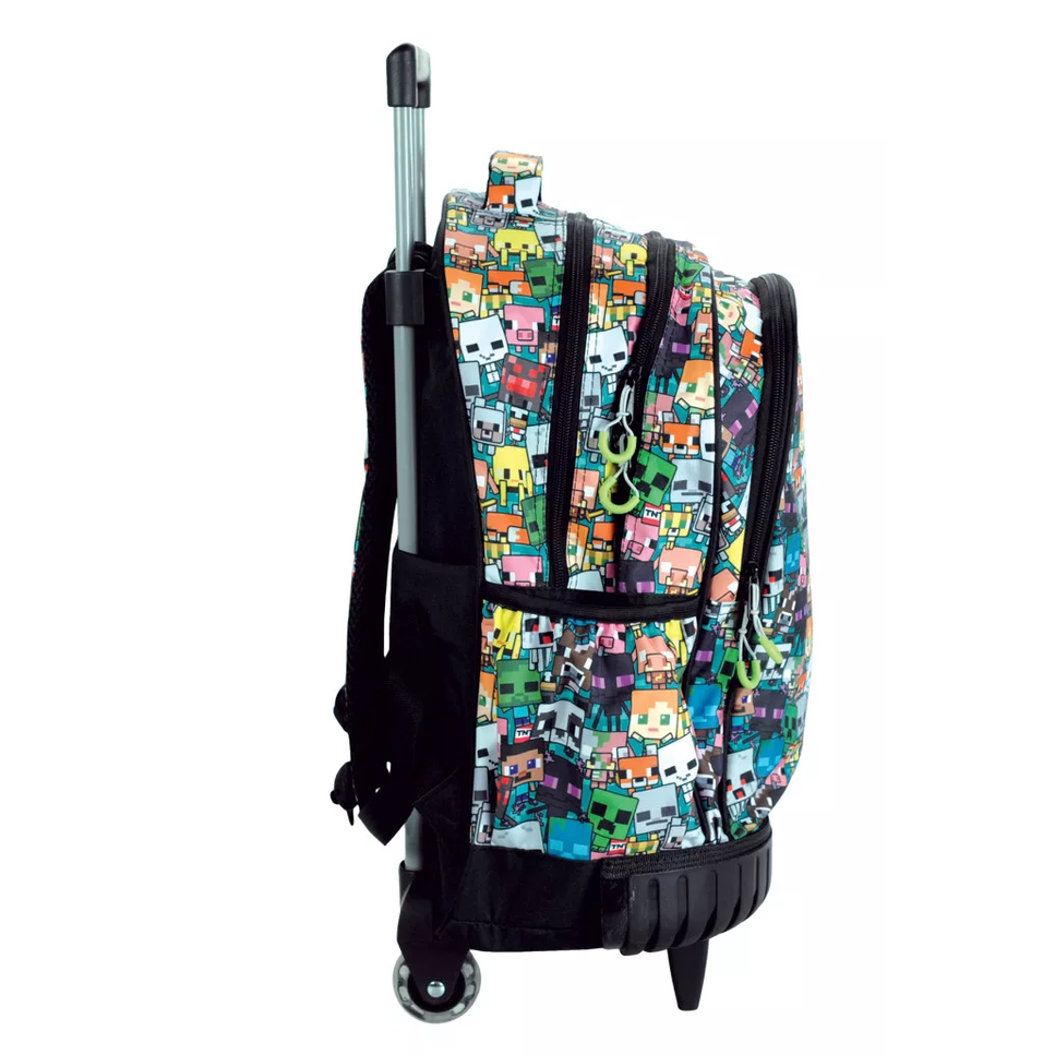 Trolley escolar Minecraft premium 42cm - Papelaria Encantada