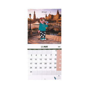 Calendário de parede Mr. Wonderful Friends on Tour 2027 — fotografia oficial 05