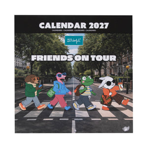 Calendário de parede Mr. Wonderful Friends on Tour 2027 — fotografia oficial 03