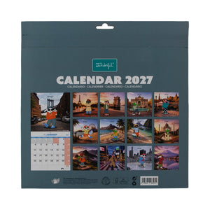 Calendário de parede Mr. Wonderful Friends on Tour 2027 — fotografia oficial 02