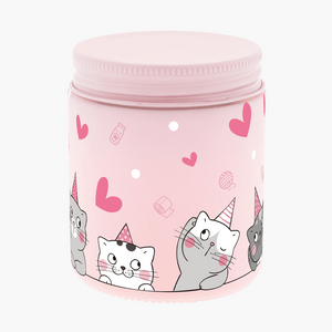 Vela Aromática Gatos - Rosas - Papelaria Encantada