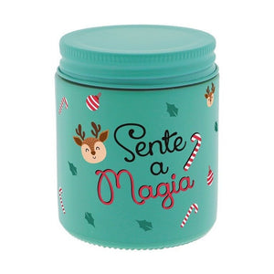 Vela de Natal "Sente a Magia" - Papelaria Encantada