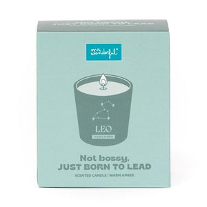 Vela perfumada - Leão - Mr. Wonderful - Papelaria Encantada