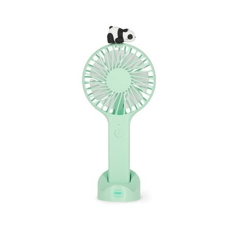 Ventoinha Portátil Recarregável com Base Panda Legami - Papelaria Encantada