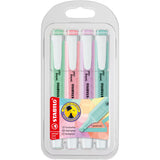 Conjunto 4 sublinhadores Stabilo swing cool pastel