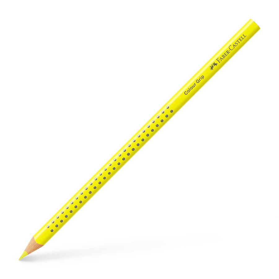 Lápis de cor Faber-Castell Colour Grip — à unidade — Amarelo limão (112404)