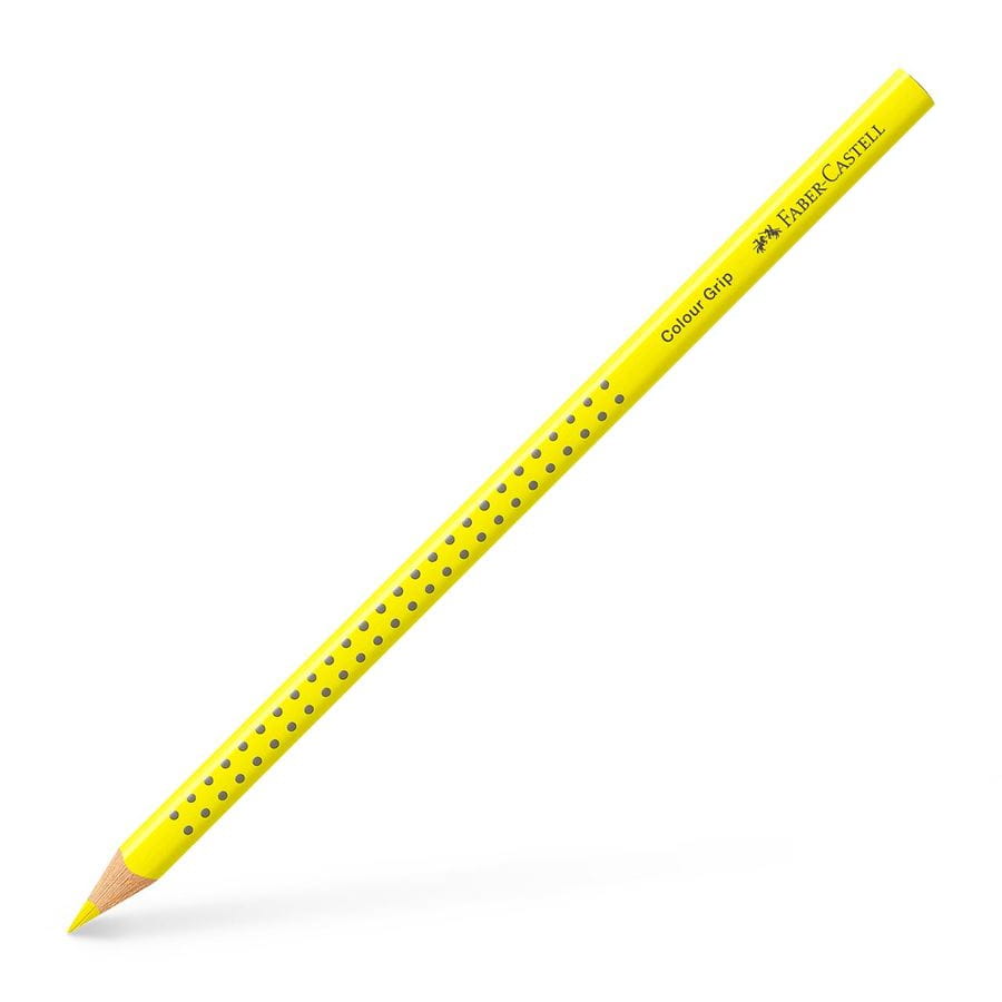 Lápis de cor Faber-Castell Colour Grip — à unidade — Amarelo ananás (112405)