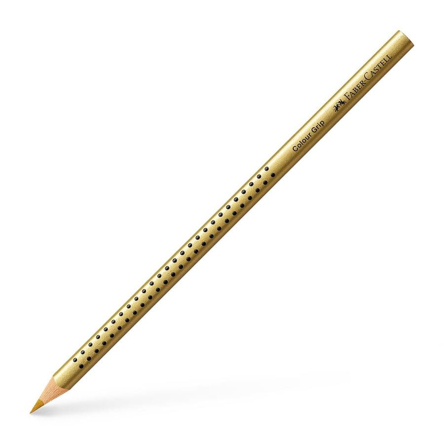 Lápis de cor Faber-Castell Colour Grip — à unidade — Dourado (112481)