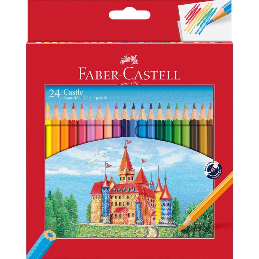 Lápis de cor Faber-Castell Eco Classic Colour — conjuntos — 24 cores