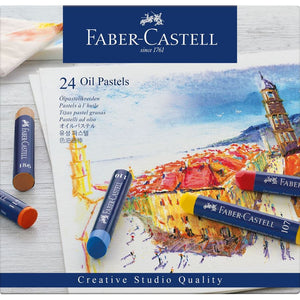Pastéis de óleo Faber-Castell — conjuntos — 24 cores
