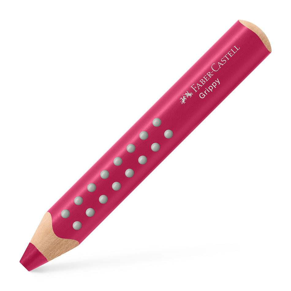 Lápis de cor grippy Faber-Castell Vermelho Framboesa