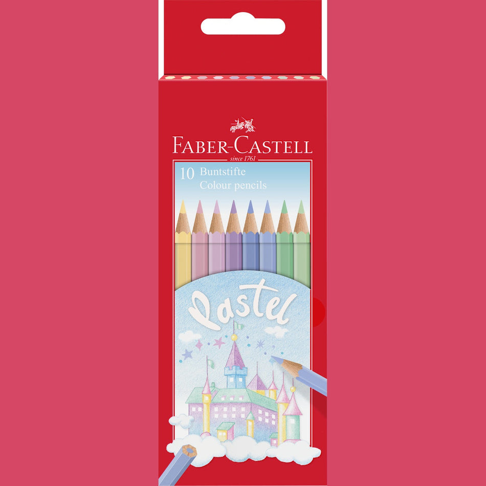 Lápis cor Faber-Castell cores pastel