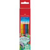 Lápis de cor Faber-Castell Colour Grip — 6 cores