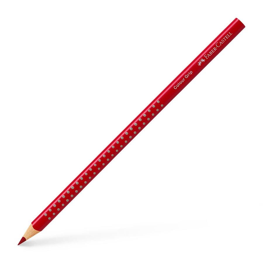 Lápis de cor Faber-Castell Colour Grip — à unidade — Vermelho melancia (112426)