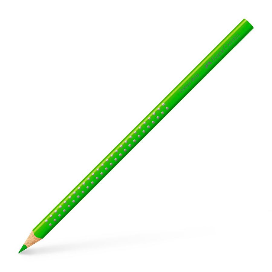 Lápis de cor Faber-Castell Colour Grip — à unidade — Verde maçã (112466)