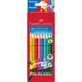 Lápis de cor apagáveis Faber-Castell Colour Grip — 10 cores