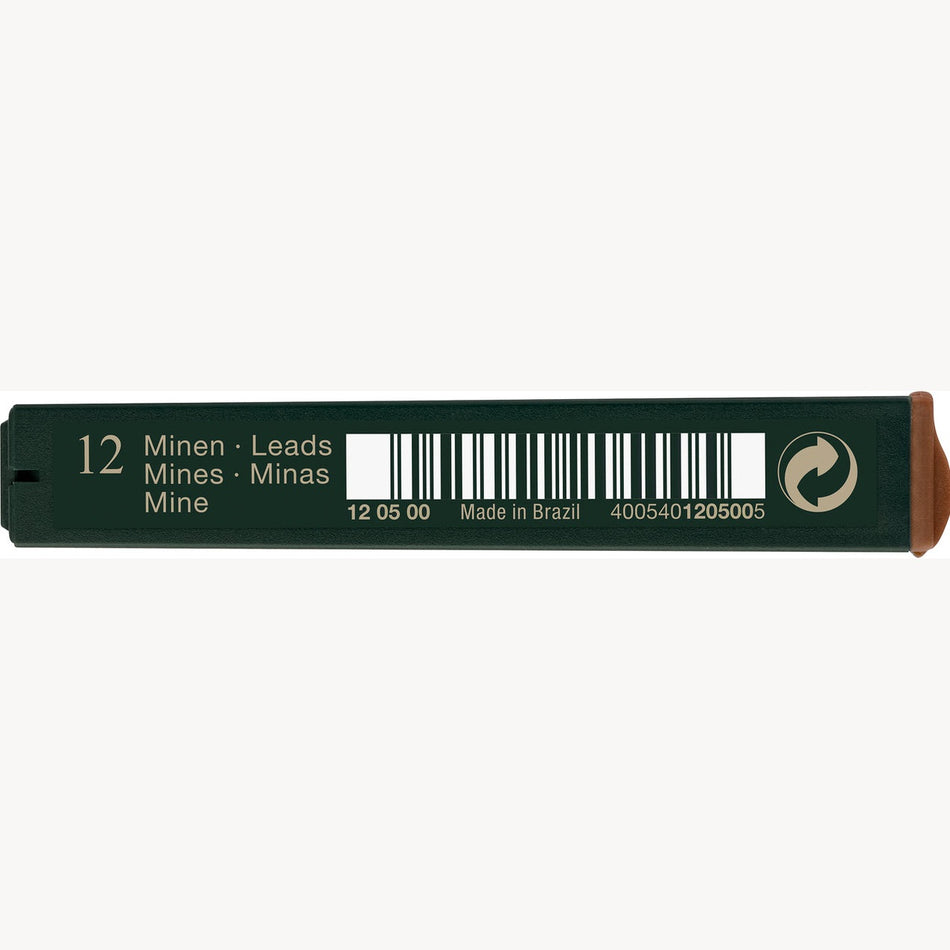 Minas Faber-Castell Super-Polímeras HB - 0.5mm CX12