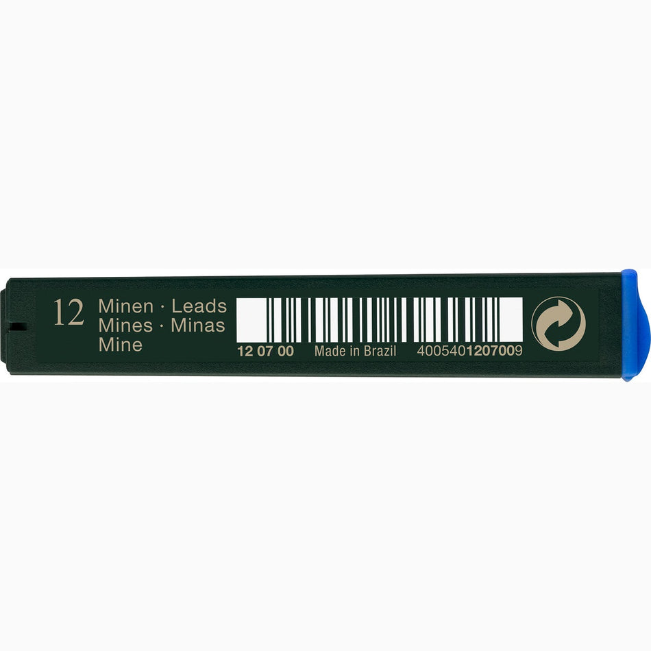 Minas Faber-Castell Super-Polímeras HB - 0.7mm CX12