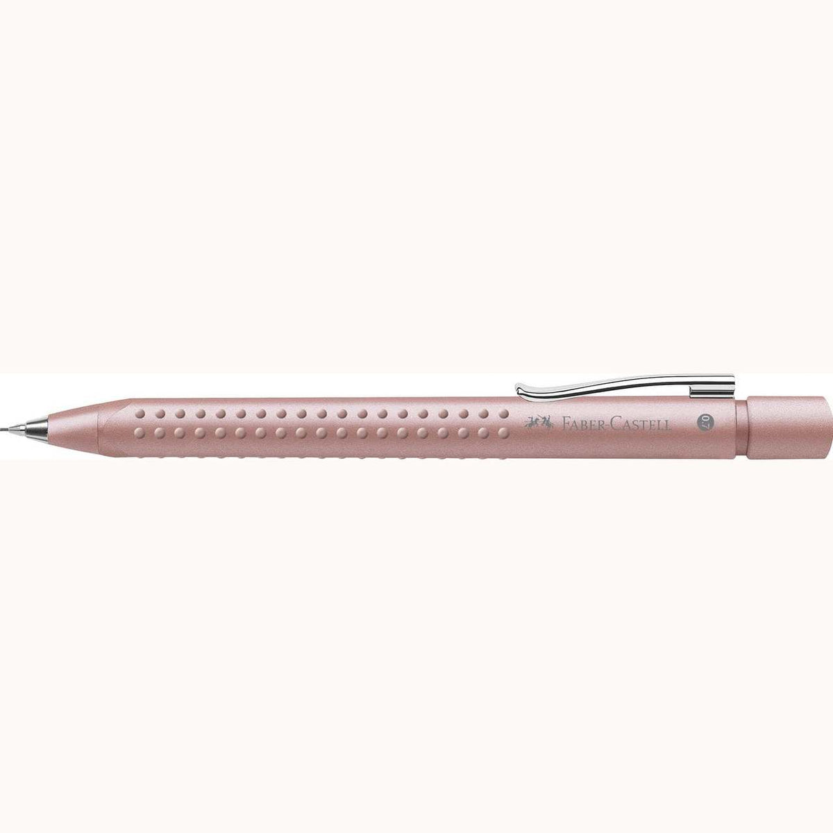 Lapiseira rosa de 0,7 mm incluída no conjunto Faber-Castell Grip 2011