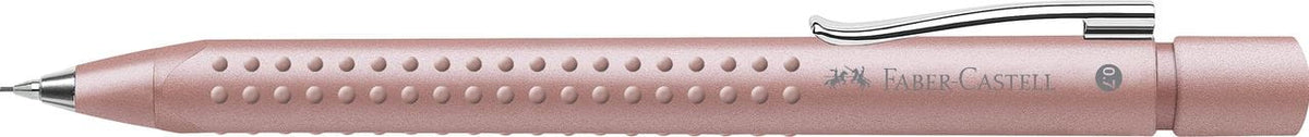 Lapiseira rosa de 0,7 mm incluída no conjunto Faber-Castell Grip 2011