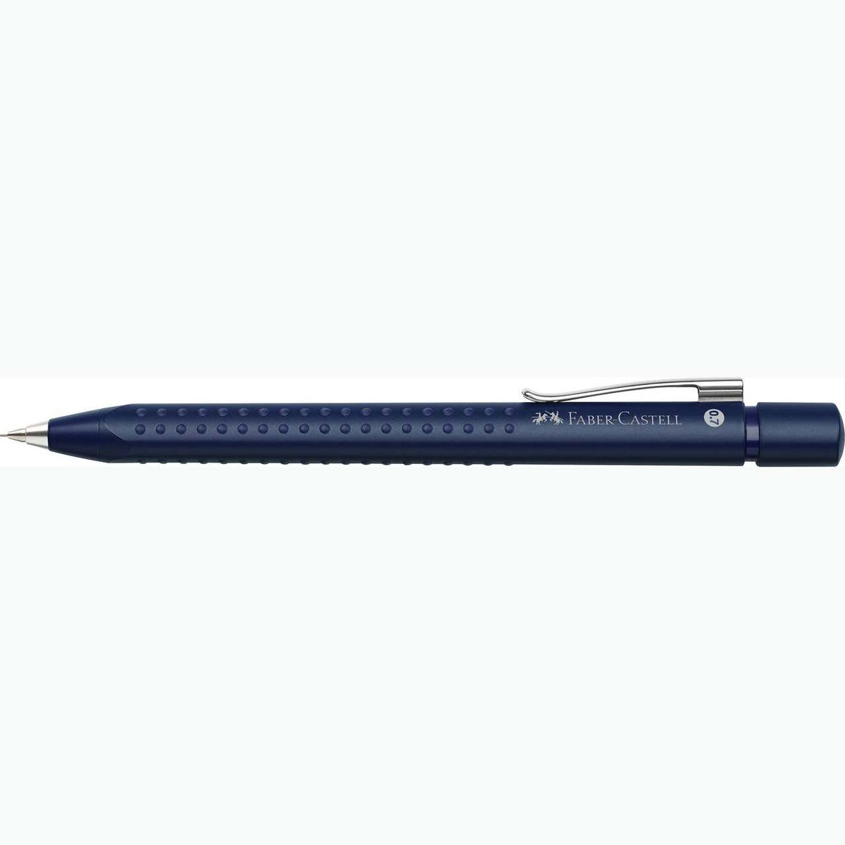 Lapiseira azul de 0,7 mm incluída no conjunto Faber-Castell Grip 2011