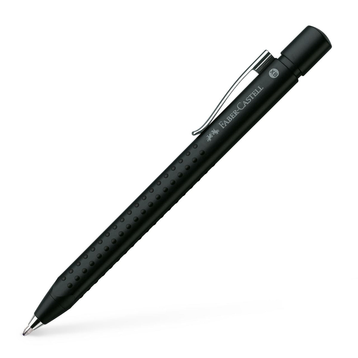 Esferográfica preto incluída no conjunto Faber-Castell Grip 2011