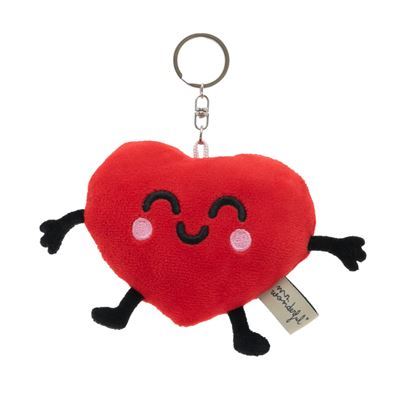 Porta-Chaves Peluche - Coração Mr.Wonderful