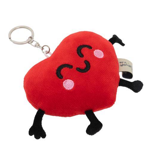 Porta-Chaves Peluche - Coração Mr.Wonderful