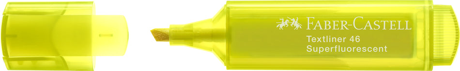 Sublinhador Faber-Castell Textliner Superfluorescente neon Amarelo