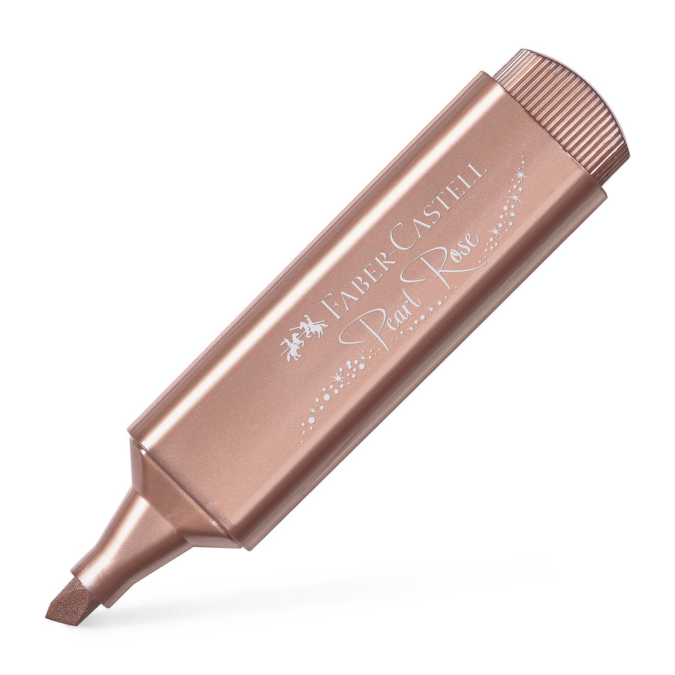 Sublinhador Faber-Castell Textliner Metálico Rosa