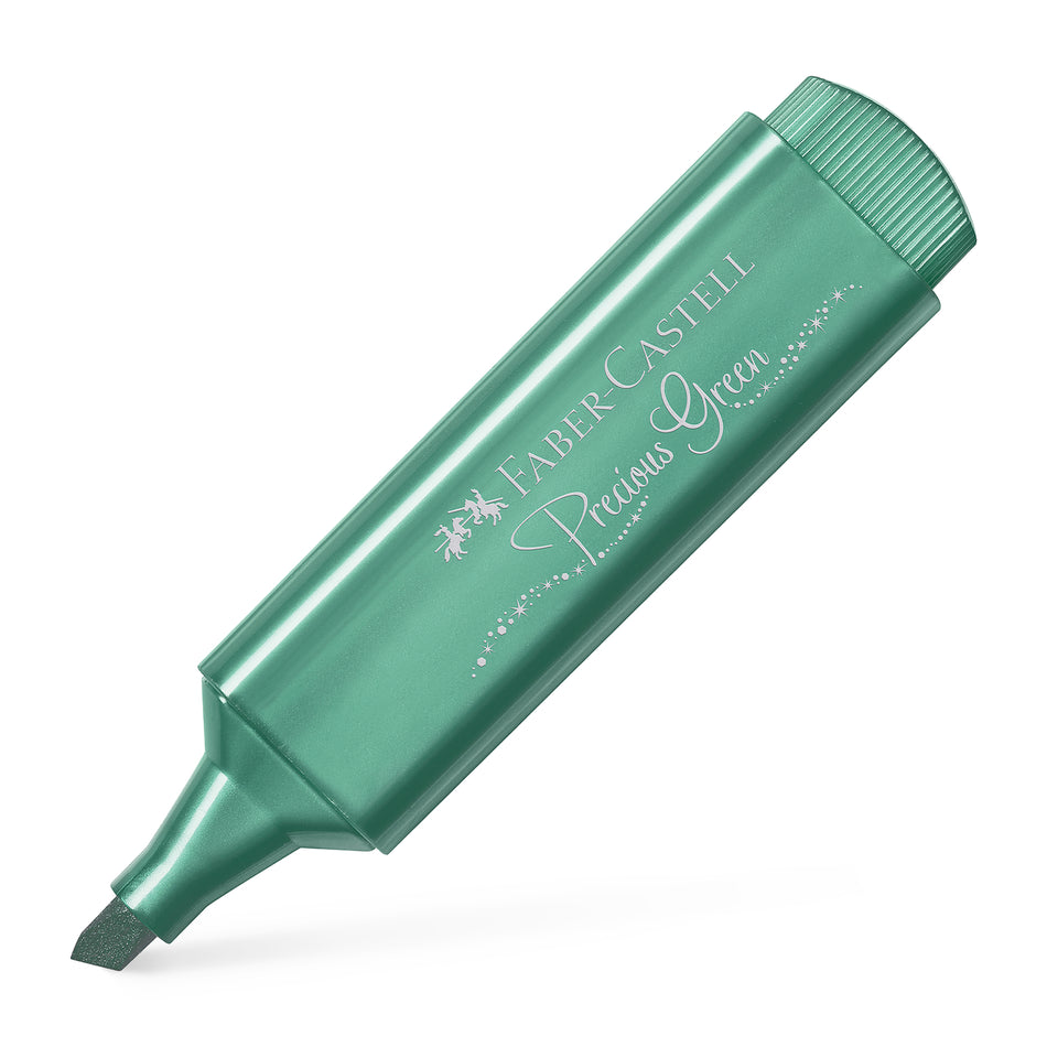 Sublinhador Faber-Castell Textliner Metálico Verde