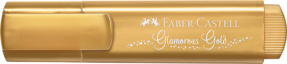 Sublinhador Faber-Castell Textliner Metálico Dourado