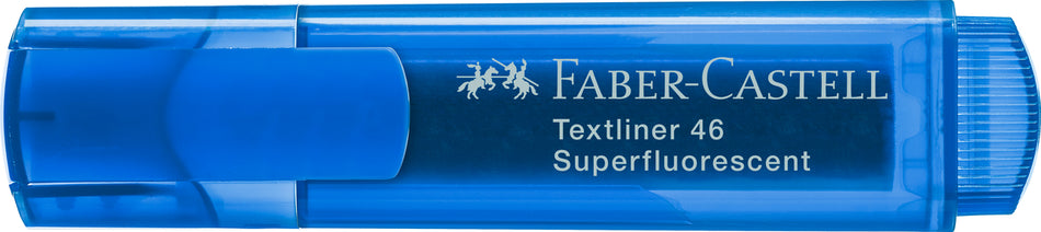 Sublinhador Faber-Castell Textliner Superfluorescente neon Azul