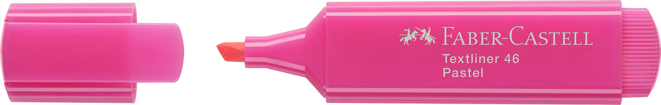 Sublinhador Faber-Castell Textliner Pastel Rosa