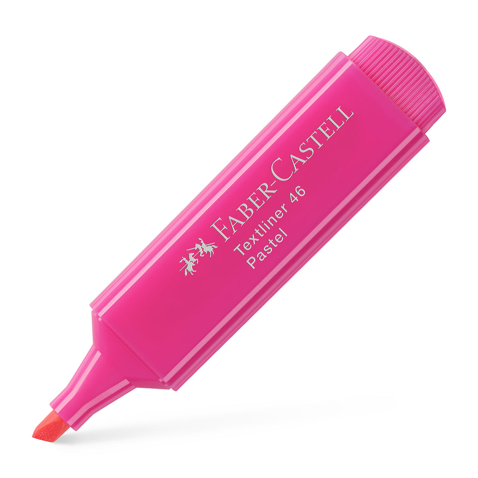 Sublinhador Faber-Castell Textliner Pastel Rosa