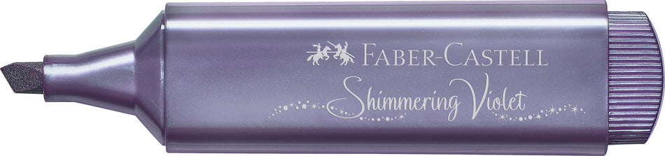 Sublinhador Faber-Castell Textliner Metálico Violeta