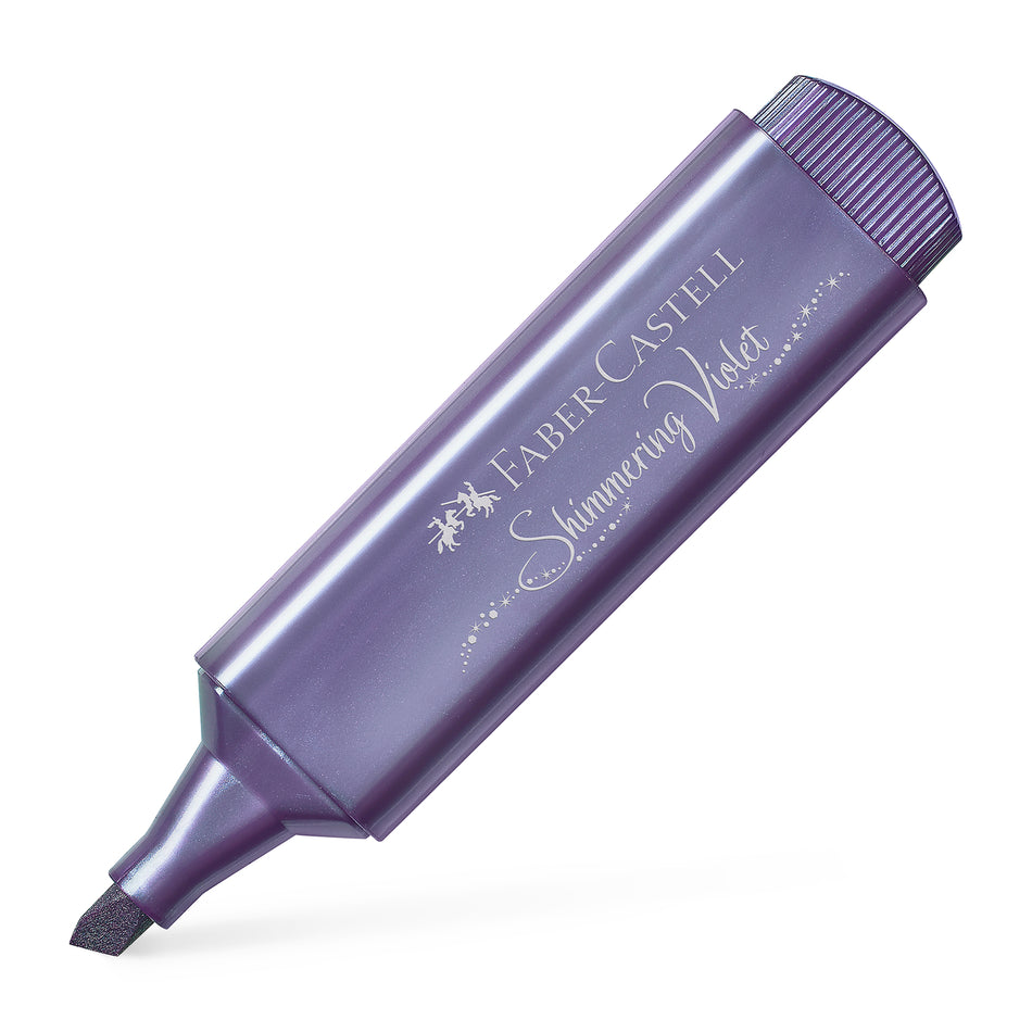 Sublinhador Faber-Castell Textliner Metálico Violeta