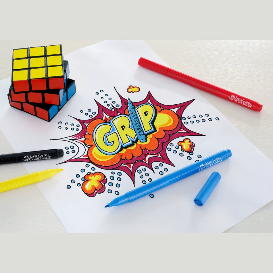 Marcadores Faber-Castell Grip 30 cores
