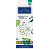 Marcadores Faber-Castell Goldfaber Aqua Dual — conjuntos de 6 — Selva